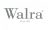 Logotipo Walra