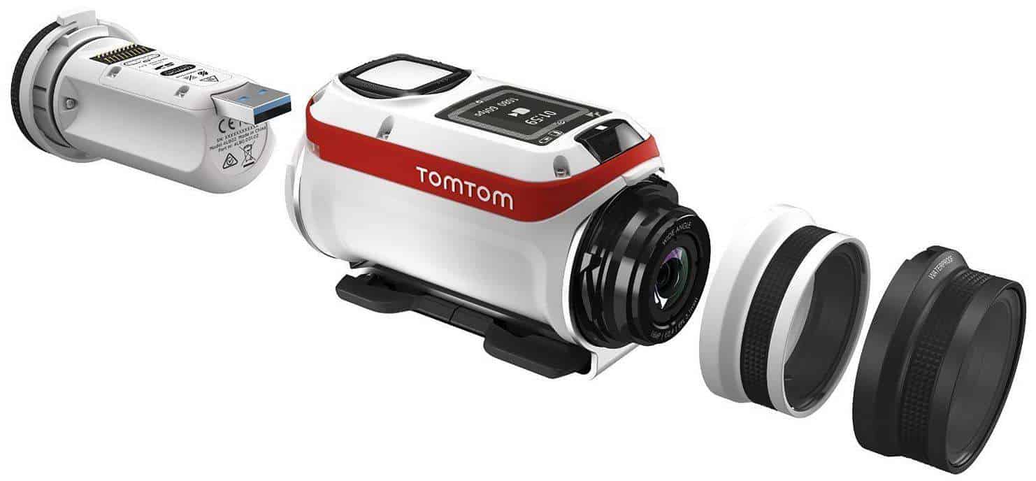 TomTom Bandit GPS darbības kamera (Action Pack Bundle)