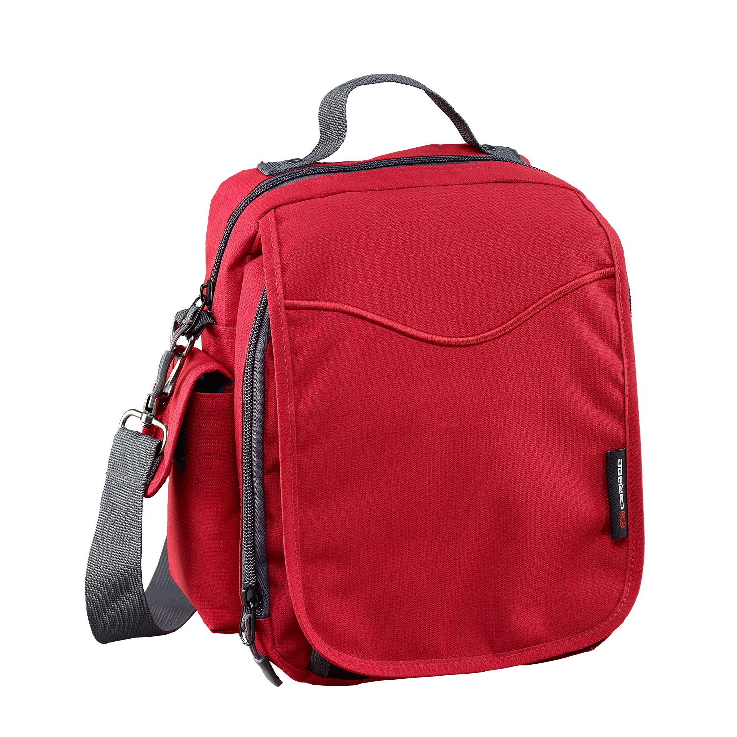 Travel Bag Documents Camera Caribee Global Organiser Red