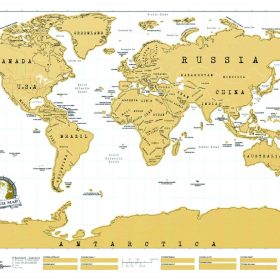 Mapa de rascunho Travel World Luckyies of London Original