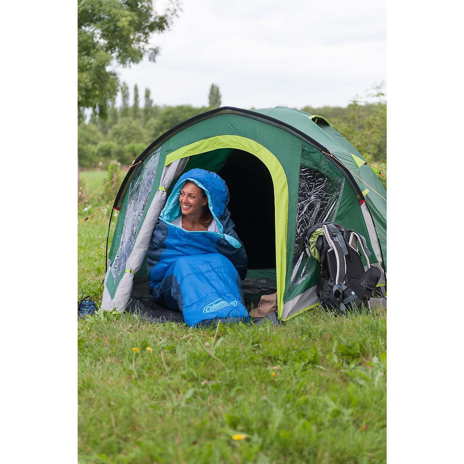 Coleman Sleeping Bag Mummy Fision 100 Warm Cold