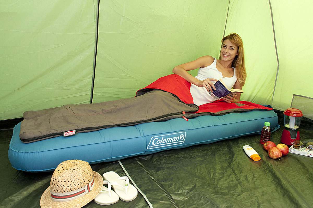 надувной матрас в палатку двуспальный