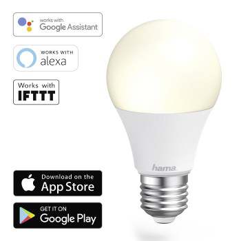 Bombilla LED Hogar Inteligente WiFi HAMA E27 Blanco