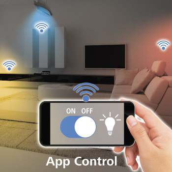 LED Bulb Smart Home WiFi HAMA E27  White