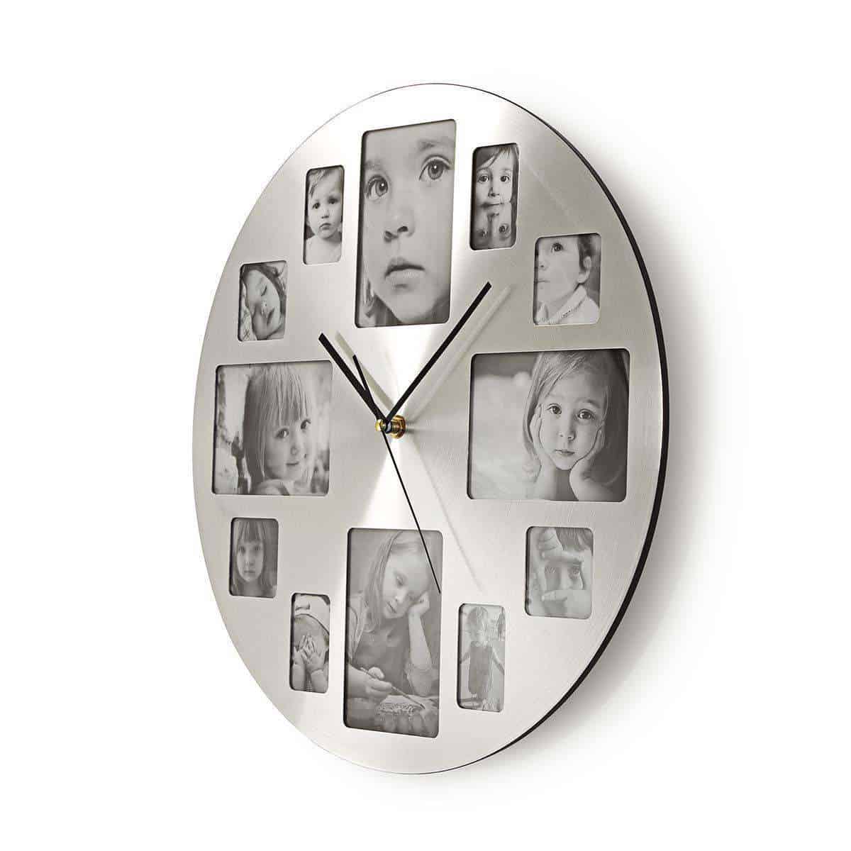 Relógio, hora, relógio, porta-retratos Nedis
