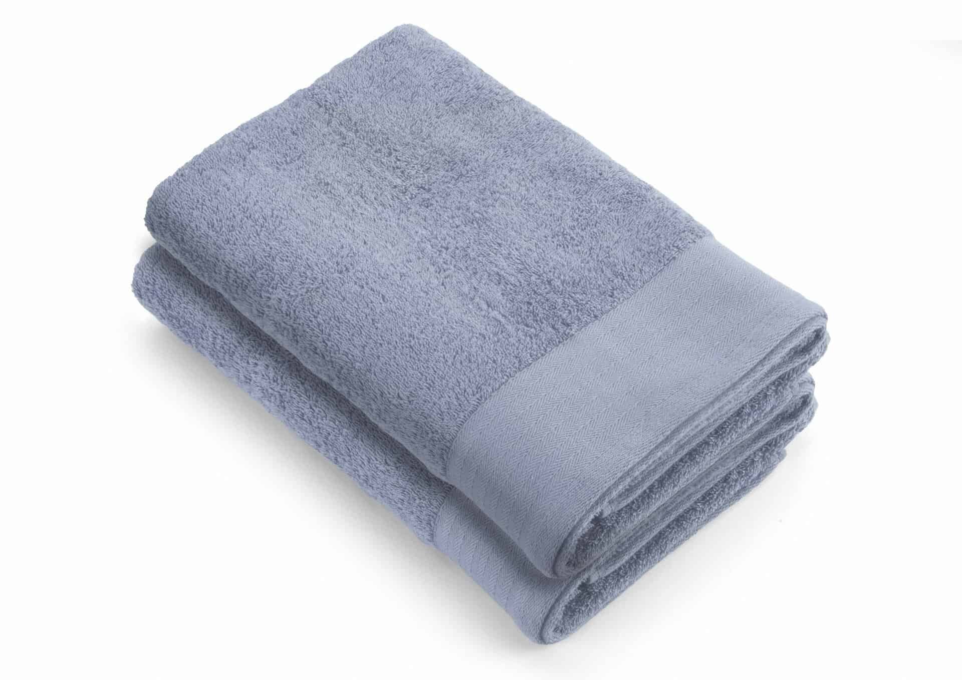 Shower Towel Large Soft Cotton Walra Blue
