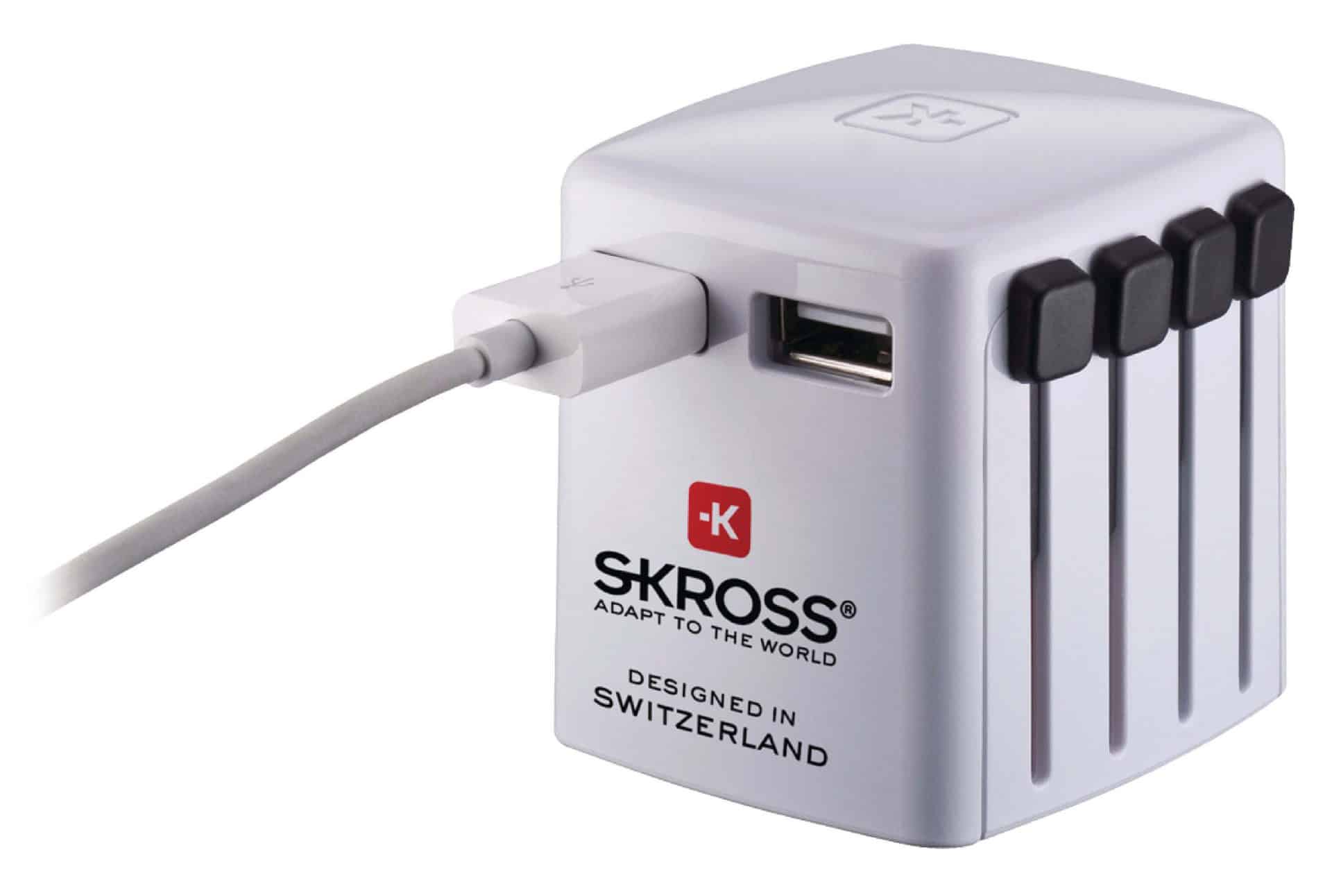 Travel Adapter USB World Skross