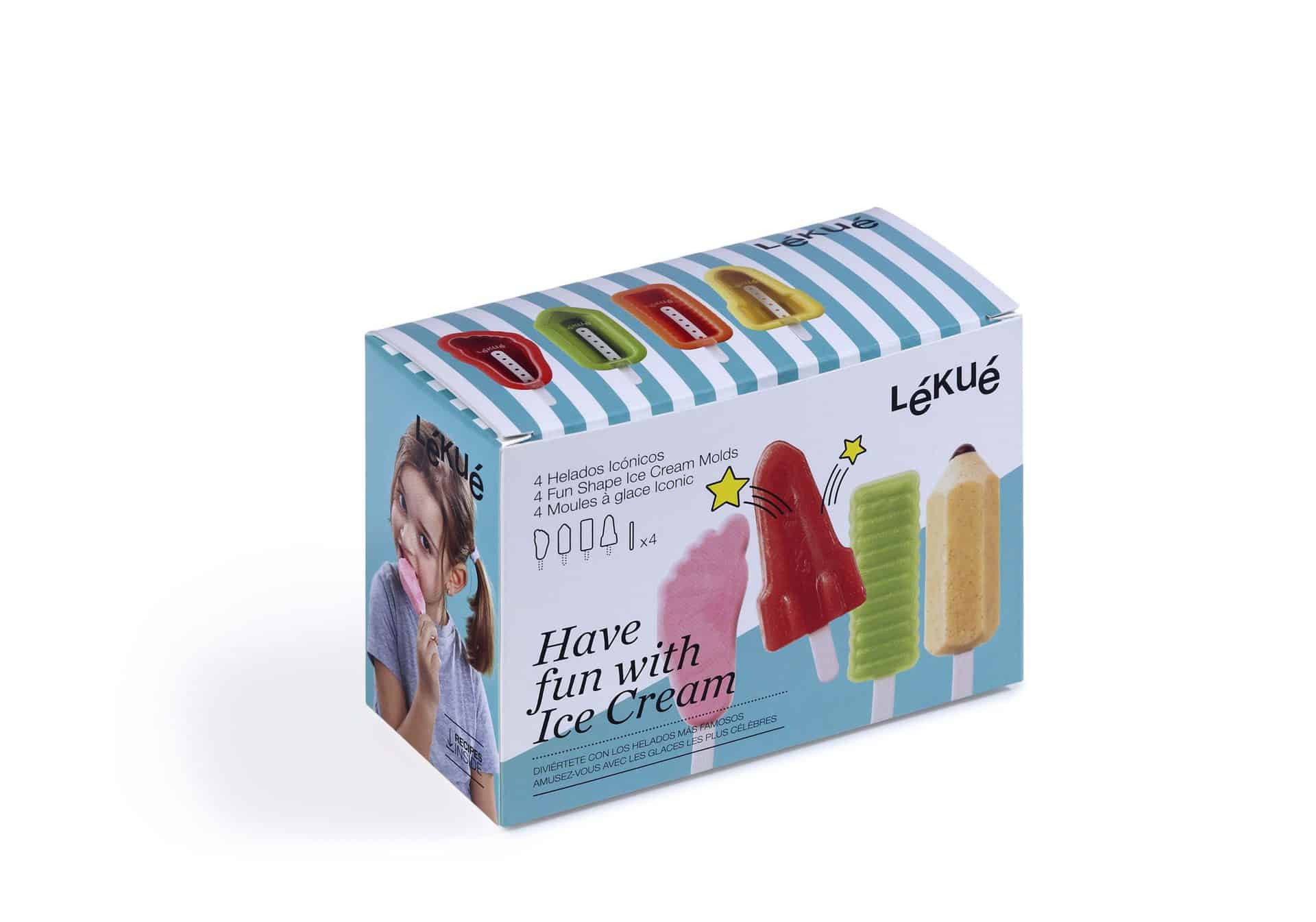 Ice Cream Popsickles Shapes Kit Iconic Lekue