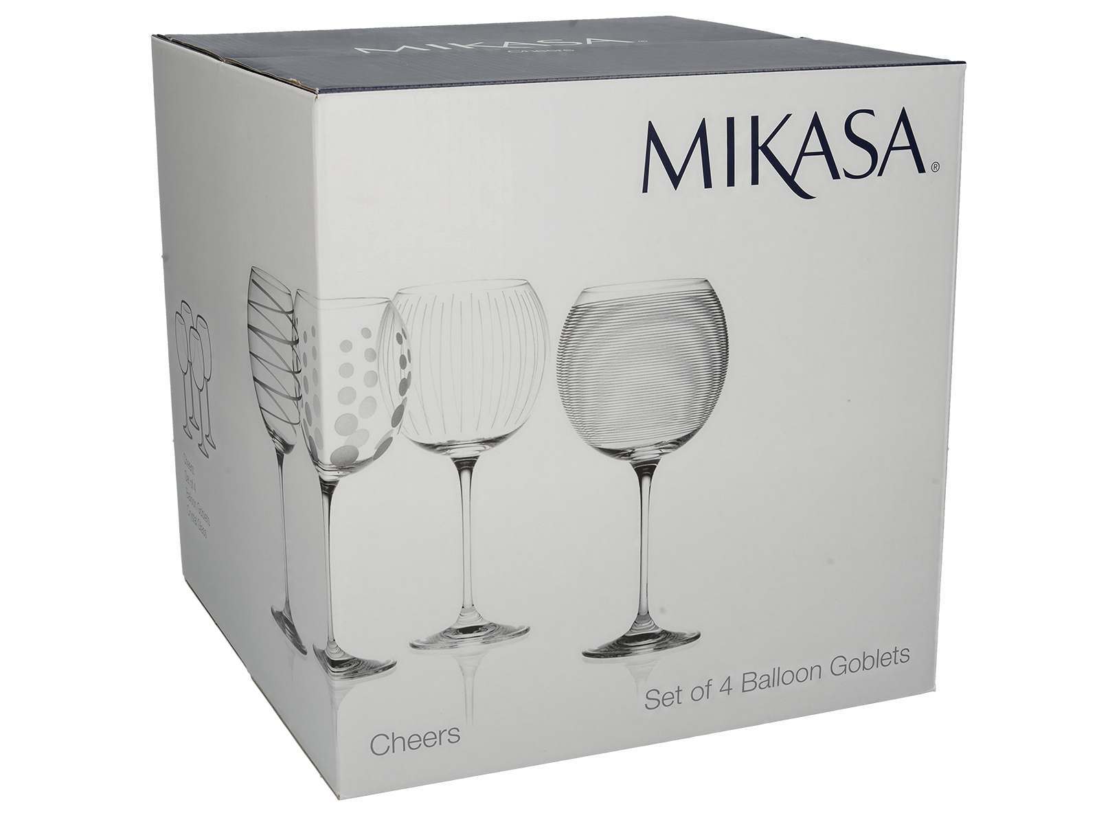 Mikasa Cheers Balloon Goblet Set of 4