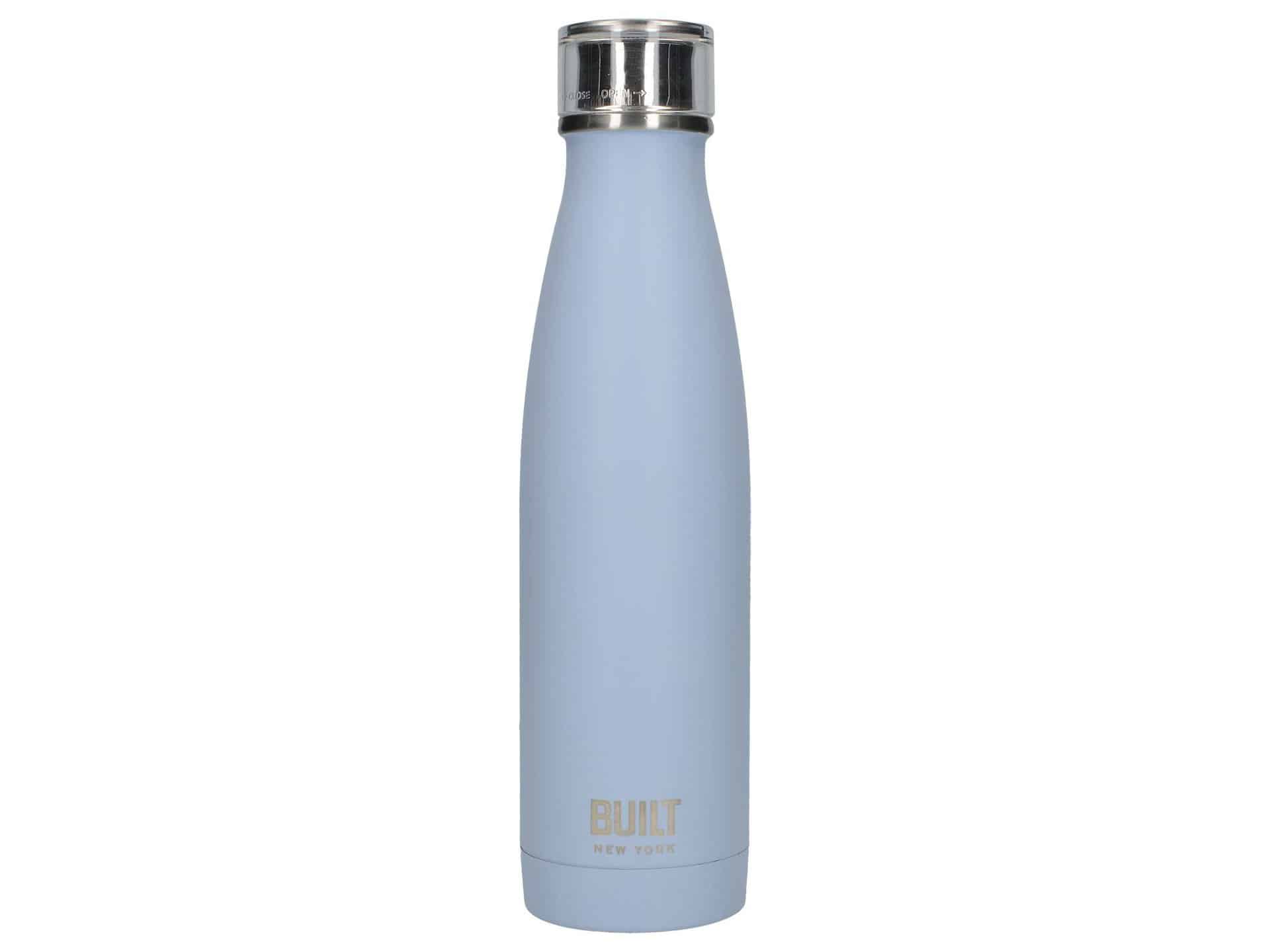 Warm Cold Thermos Stainless Steel Bottle Built Artic Blue
