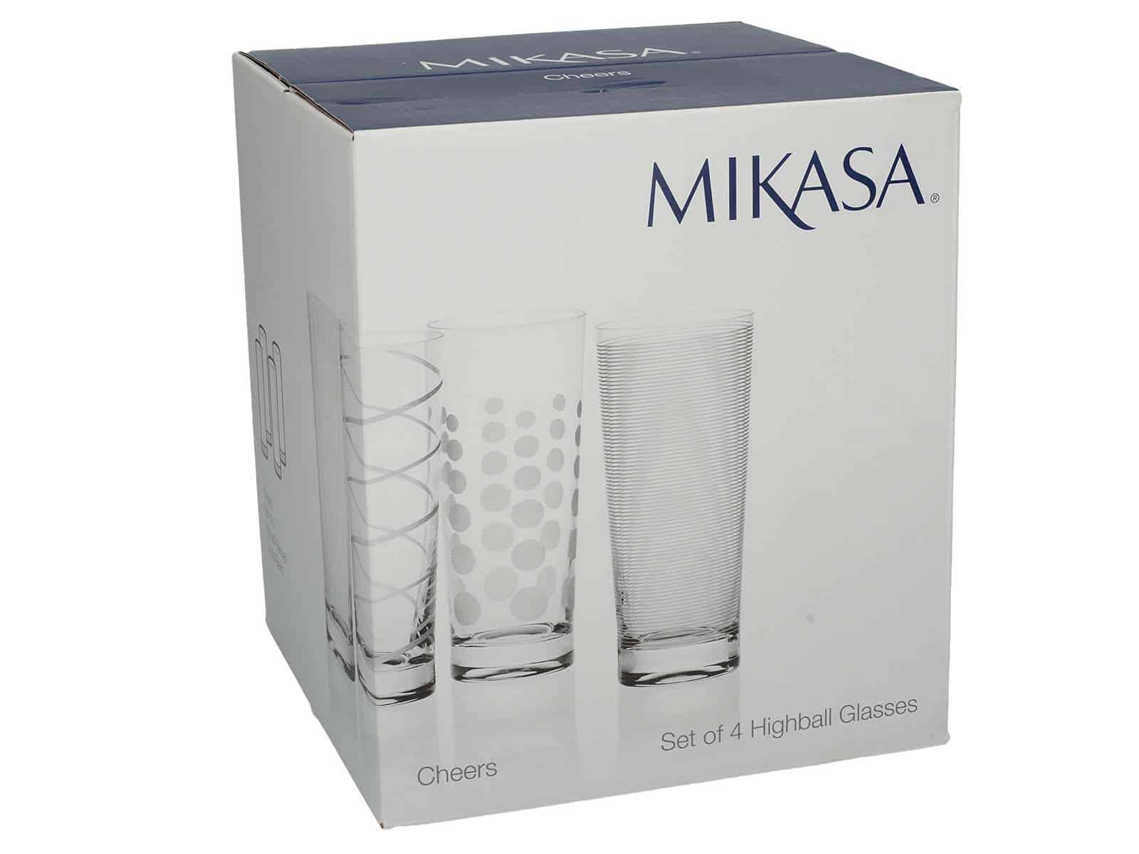 Design Glass Glassware Mikasa High ball Cocktail Cheers
