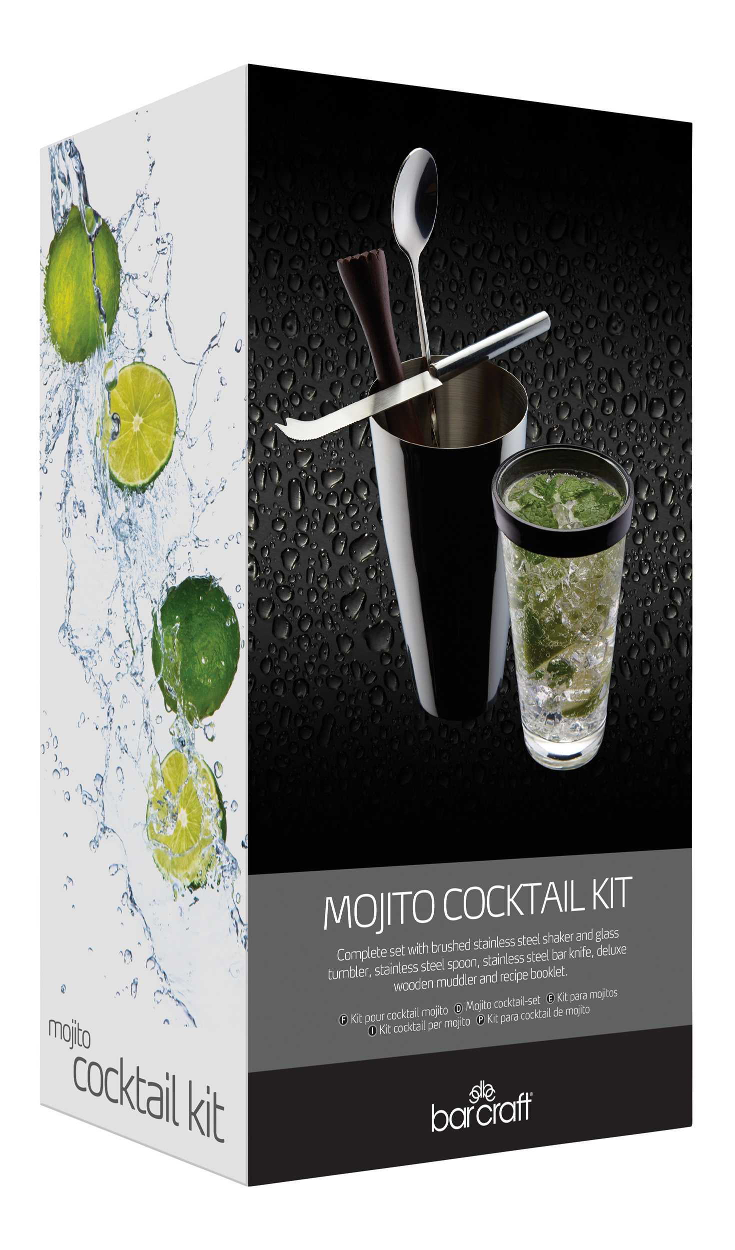 BarCraft Mojito Cocktail Set Party Festive Gift