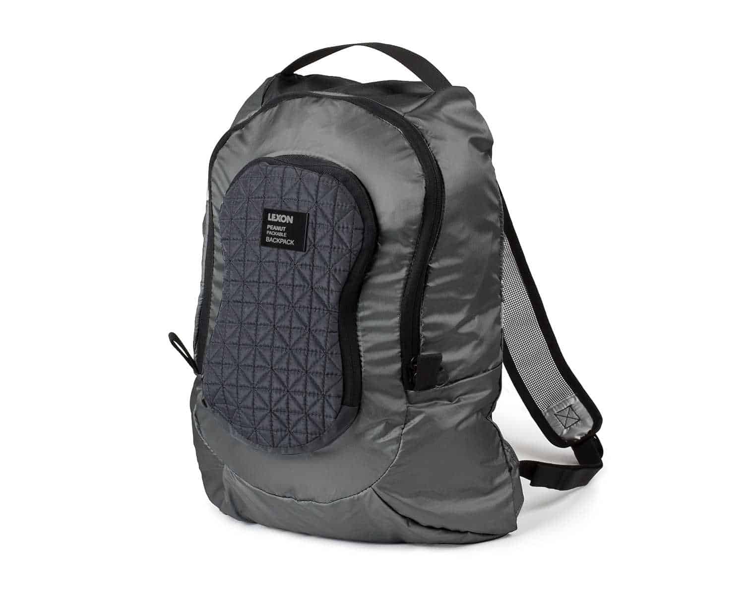 Backpack Small Ultralight Foldable Lexon Peanut Black