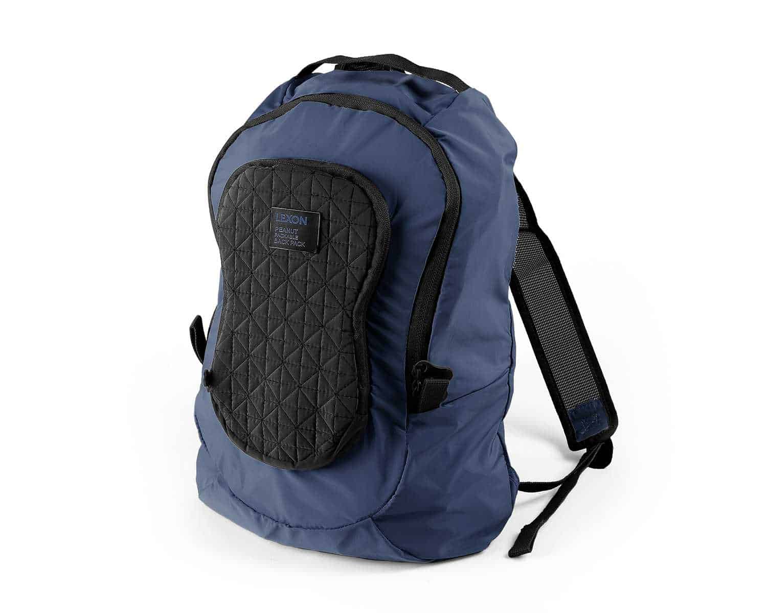 Backpack Small Ultralight Foldable Lexon Peanut Blue