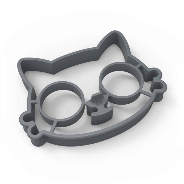 Fred & Friends Funny Side Up Cat Shaped Egg Mould