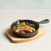 Artesà Cast Iron 20cm Round Small Fry Pan with Board - Image 5