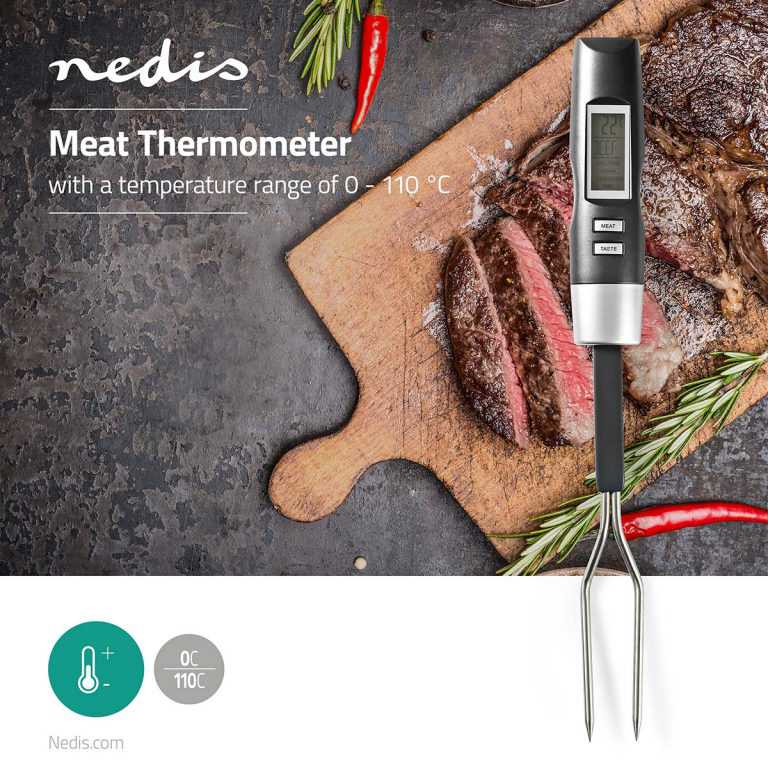 Gaļas termometrs Nedis Digital
