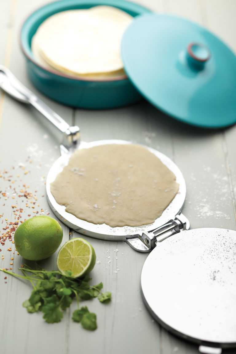 „Tortilla Press“ meksikietiško maisto skonių pasaulis „KitchenCraft“.