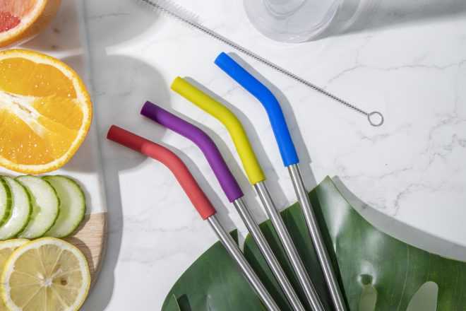 Reusable Metal Straw Bruch Cleaner Colourworks