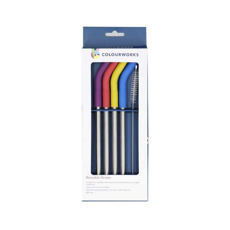 Многоразовый очиститель для ручек с металлической соломинкой Colourworks