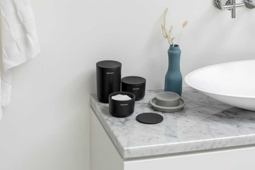 Bathroom Storage Pots Set Brabantia ReNew