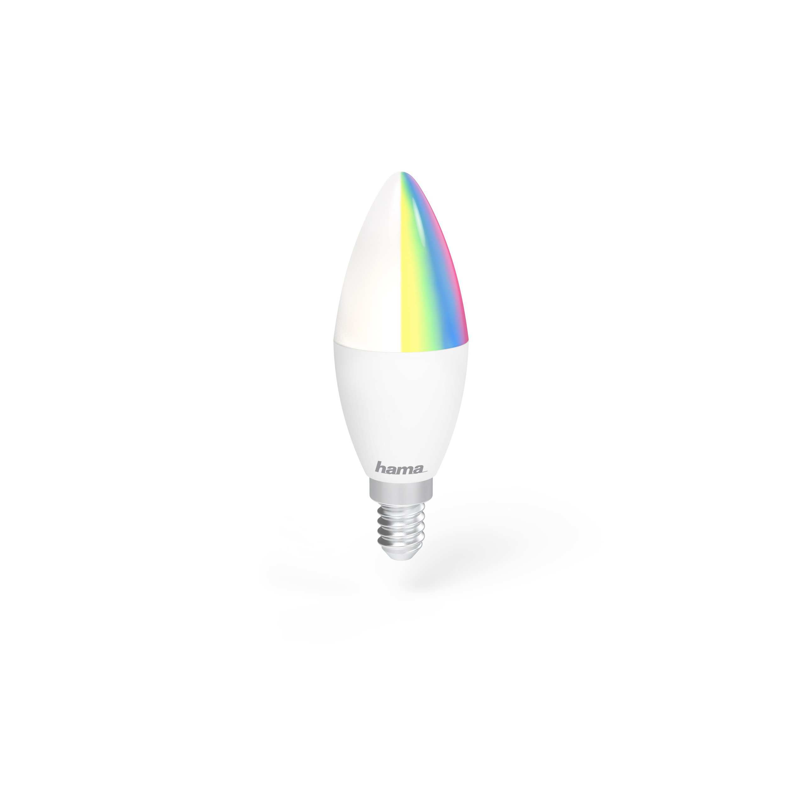WiFi WLAN LED Smart Bulb E14 RGBW HAMA