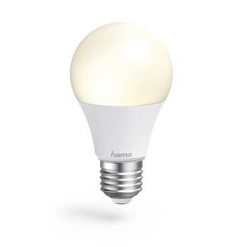 WiFi WLAN LED Smart Bulb E27 White HAMA