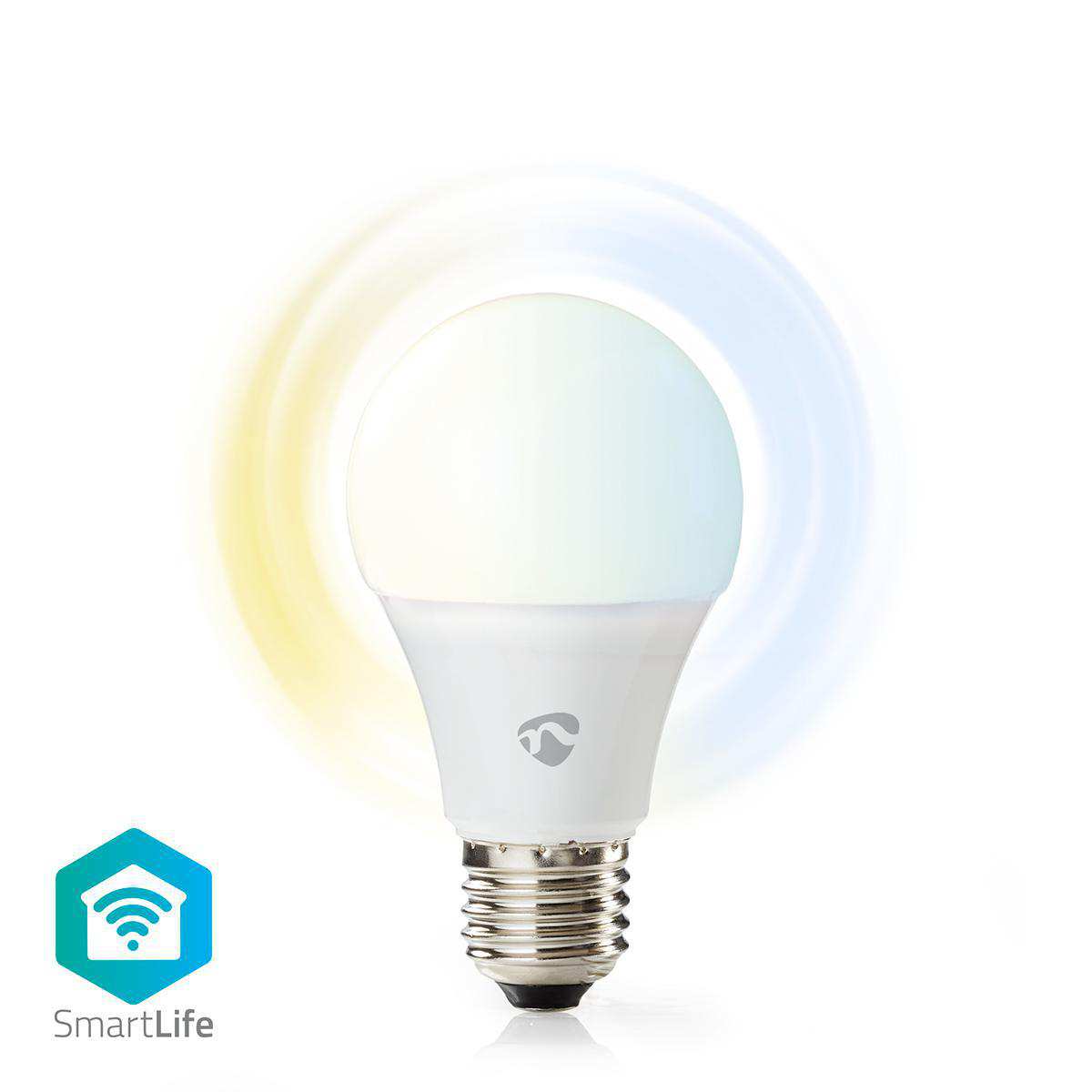 Smart LED Bulb Wifi E27 White Warm Cool 800lm Nedis