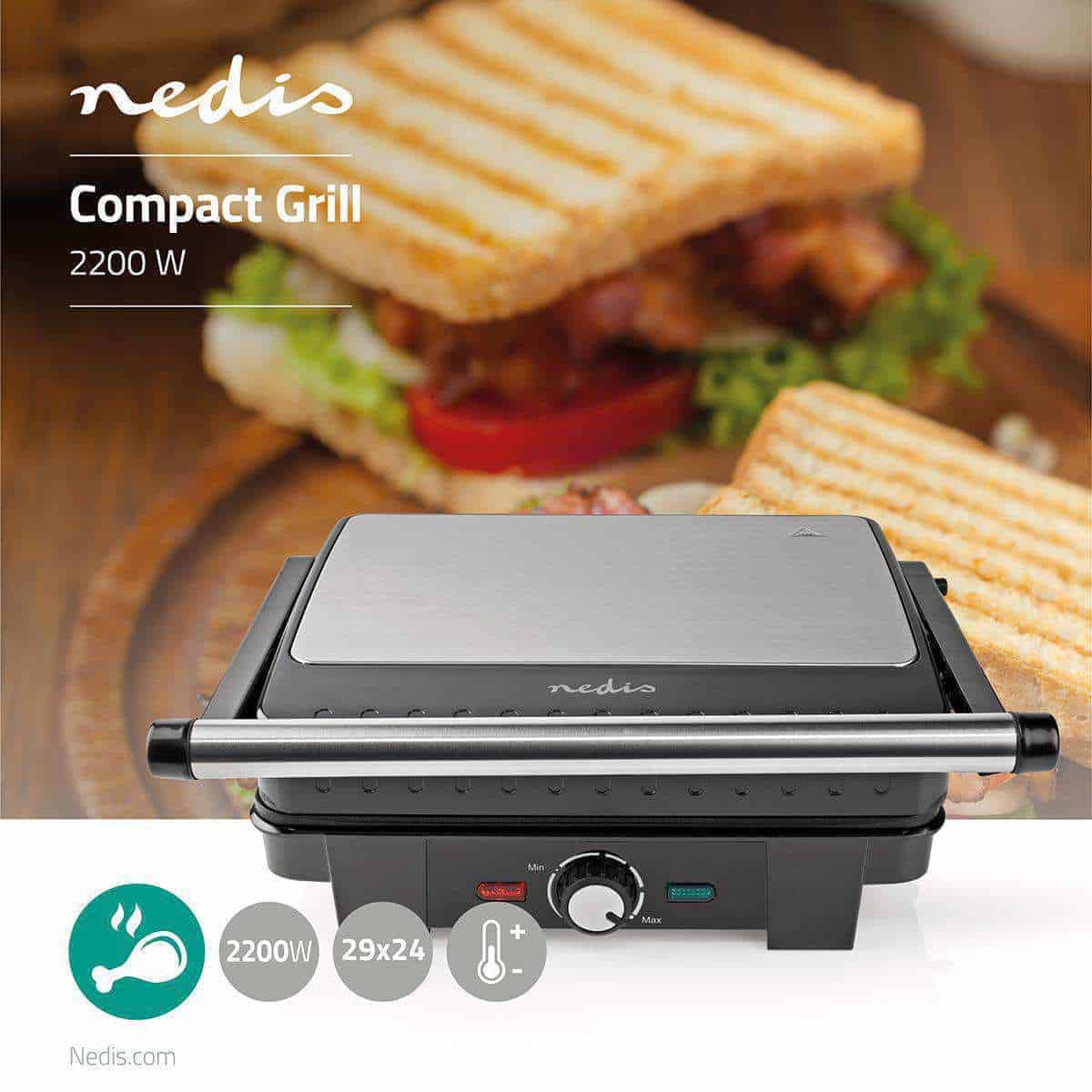 Nedis Compact Grill 2200W