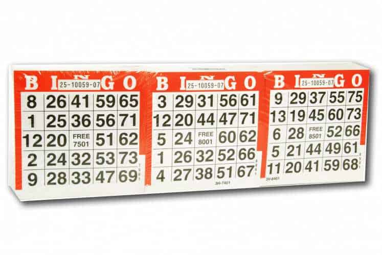 Bingo Card Sheets Longfield Games