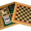 Six Wooden boardgame Set Professor Puzzle