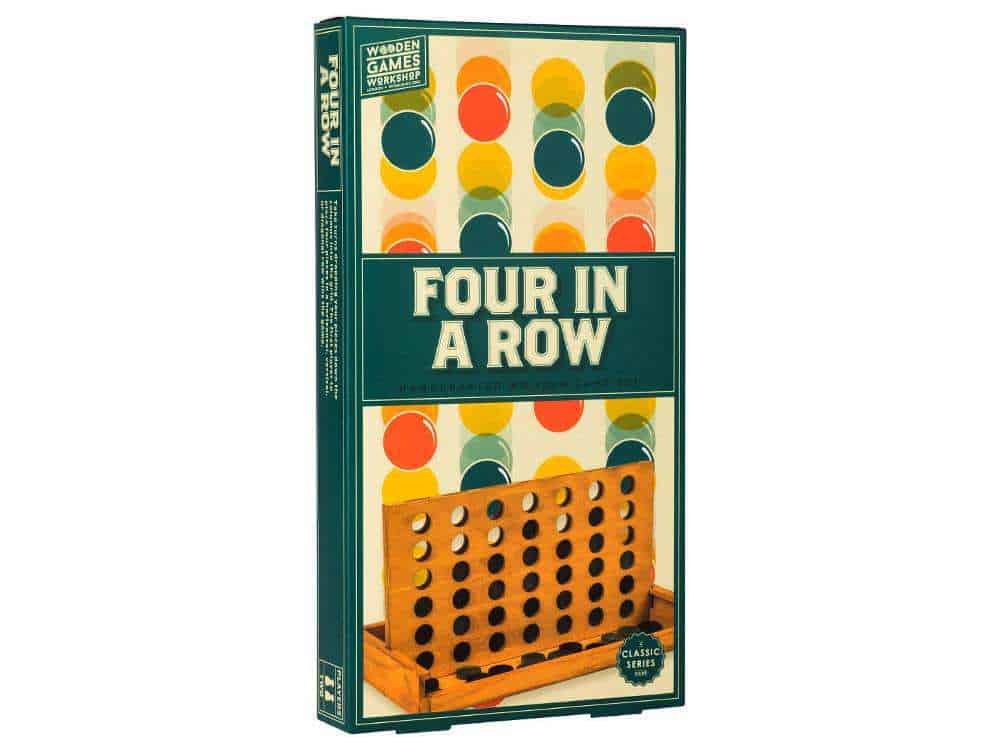 Four in Row Wooden boardgame Professor Puzzle