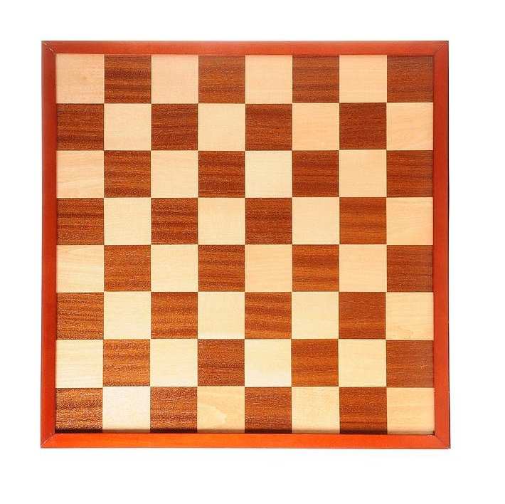 Chess Checker Wood Board Longfield Games