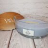 Candle Soft Chambray Woodwick Ellipse
