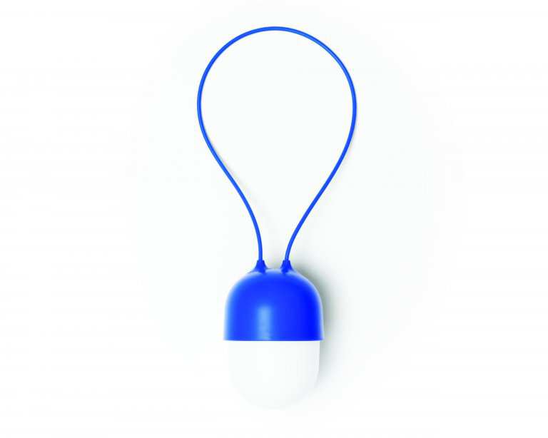 Luz LED suspensa recarregável CLOVER Lexon Design Azul