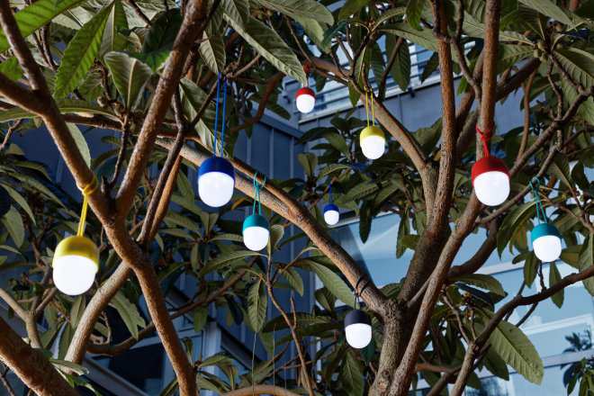 Hangende LED-lamp Oplaadbaar CLOVER Lexon Design