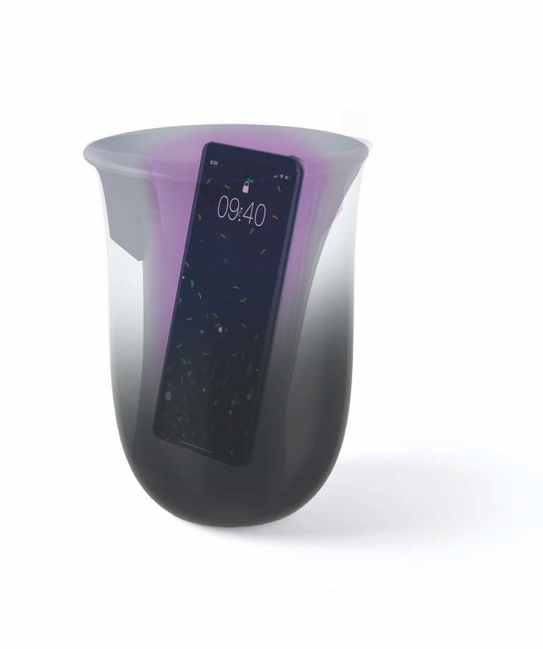 Wireless Charging Sanitizer QI Lexon Design OBLIO