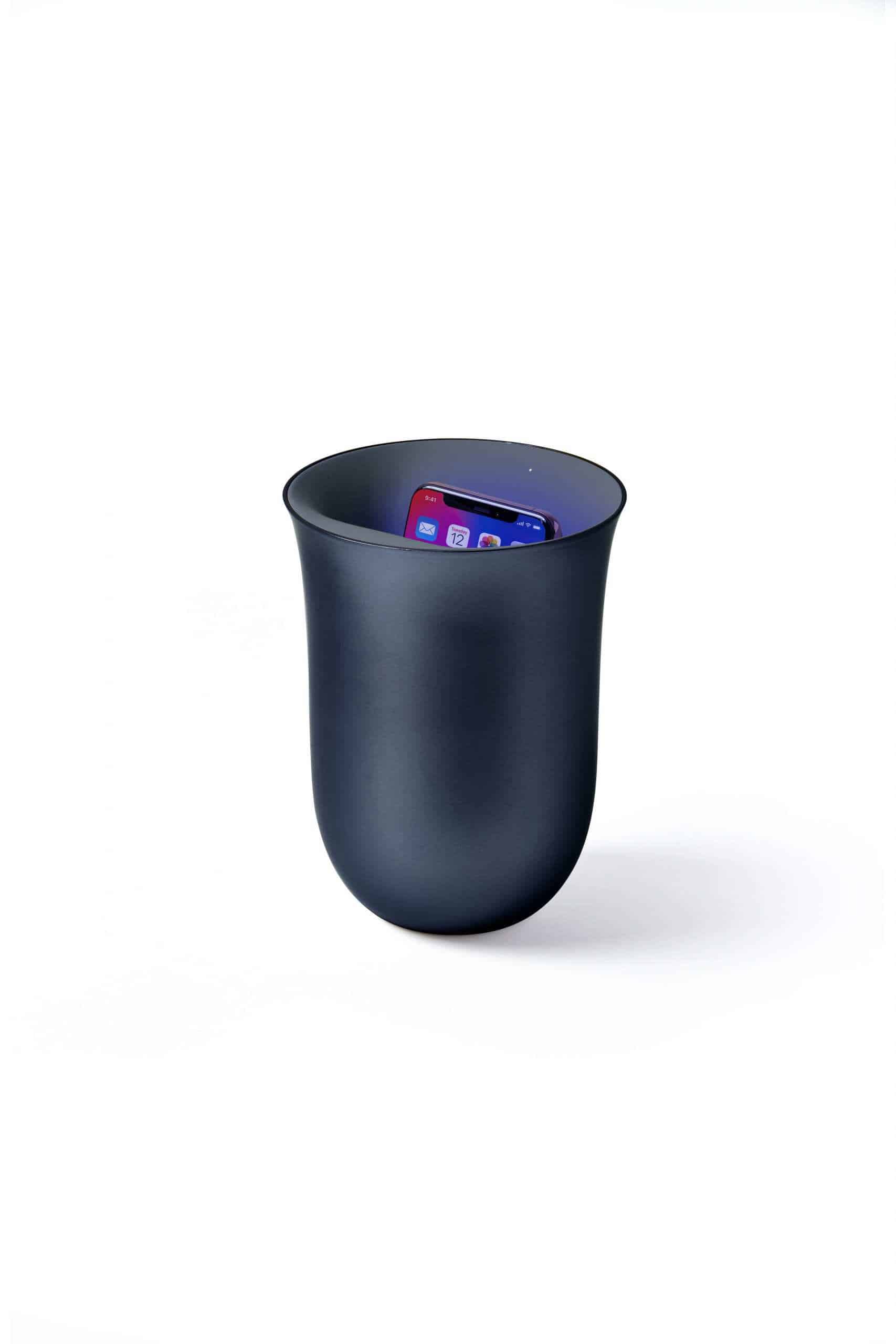Wireless Charging Sanitizer QI Lexon Design OBLIO Blue