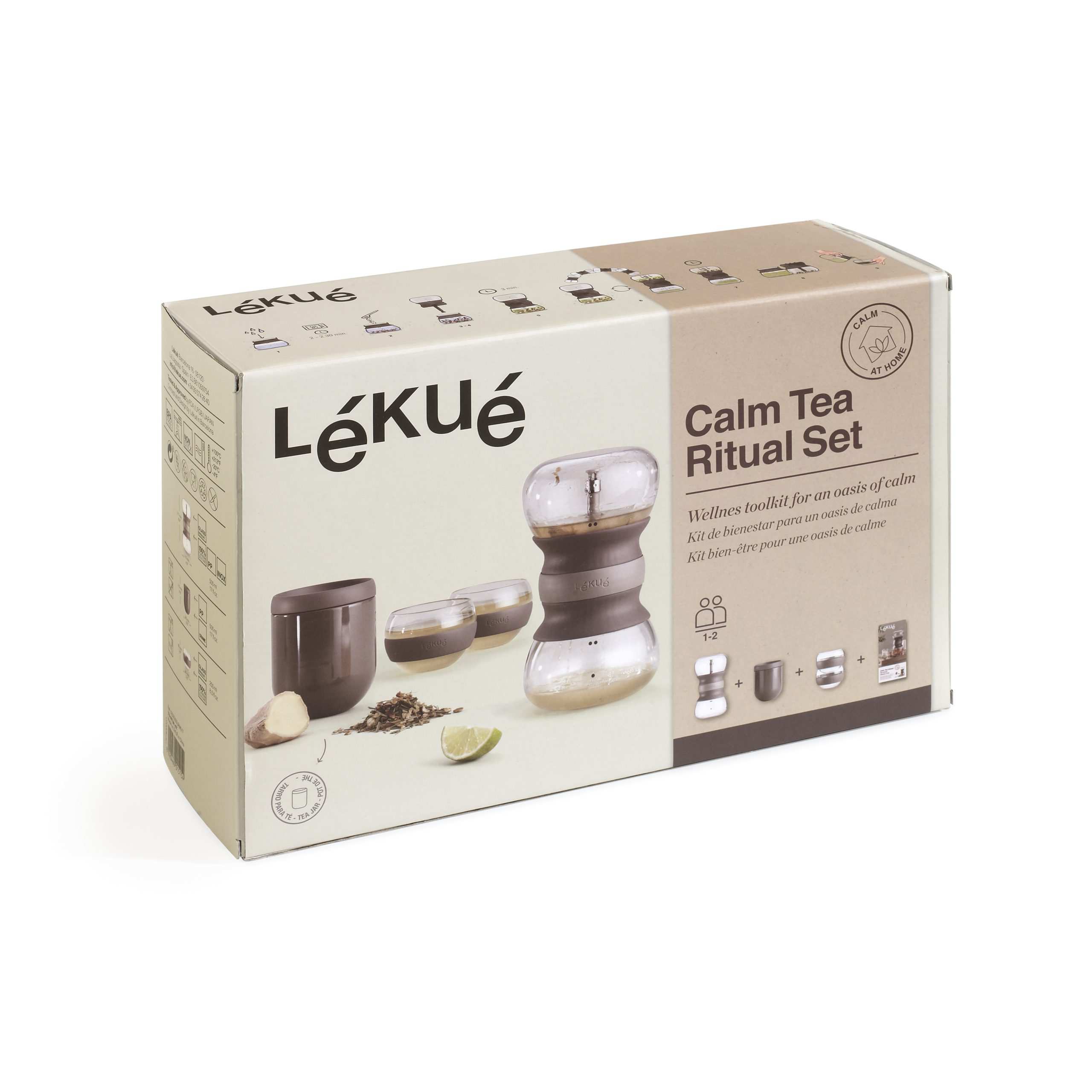 Tea Infuser Cup Set Calm Lekue