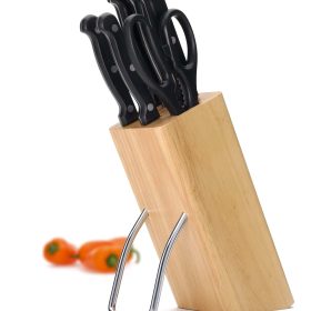 Juego de cuchillos de cocina bloque de madera KitchenCrAft