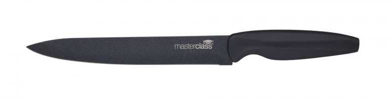 Schwarzes Küchenmesser-Set Ständer MasterClass Agudo