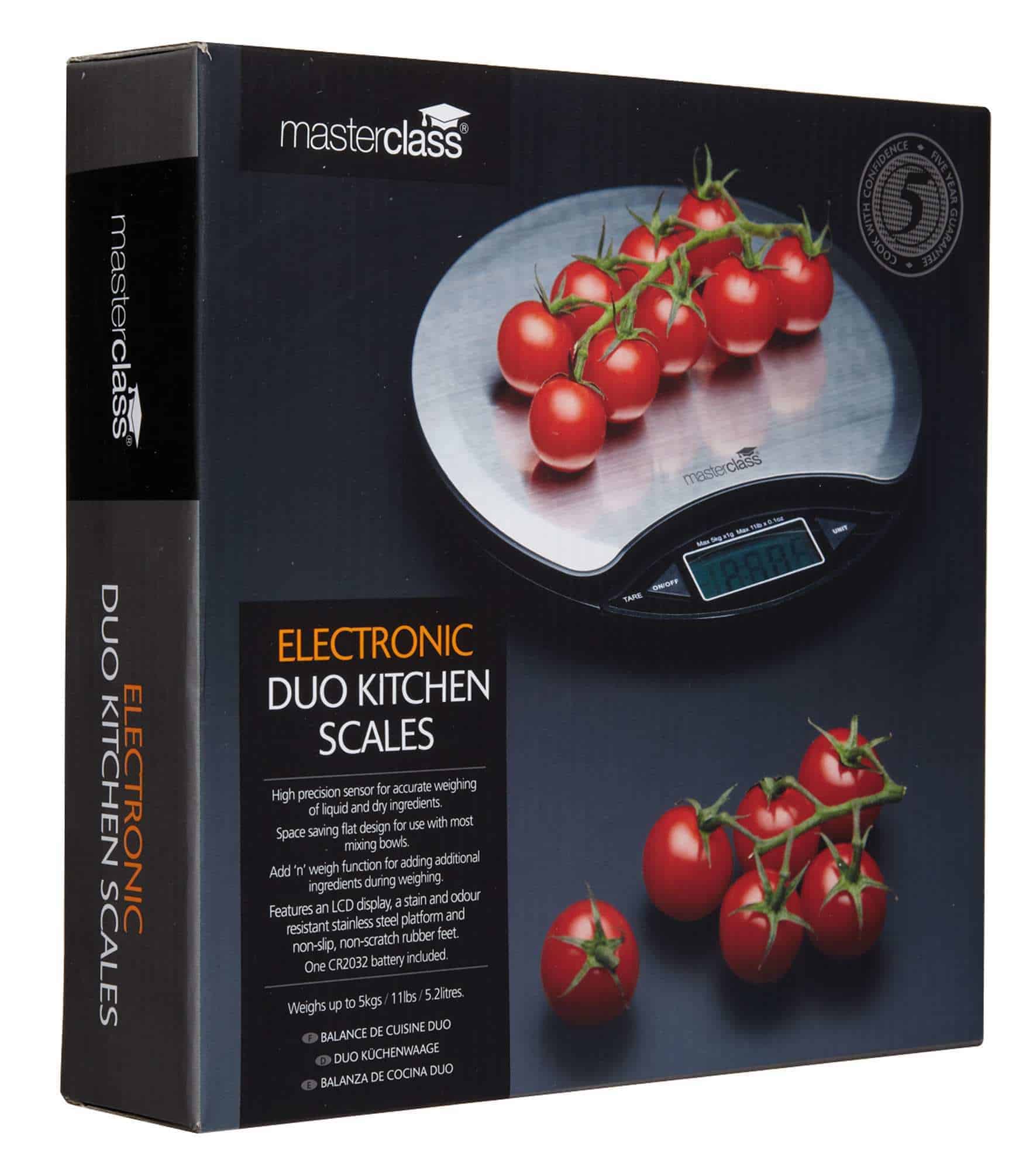 Kitchenscale Electronic Masterclass Dry Liquid