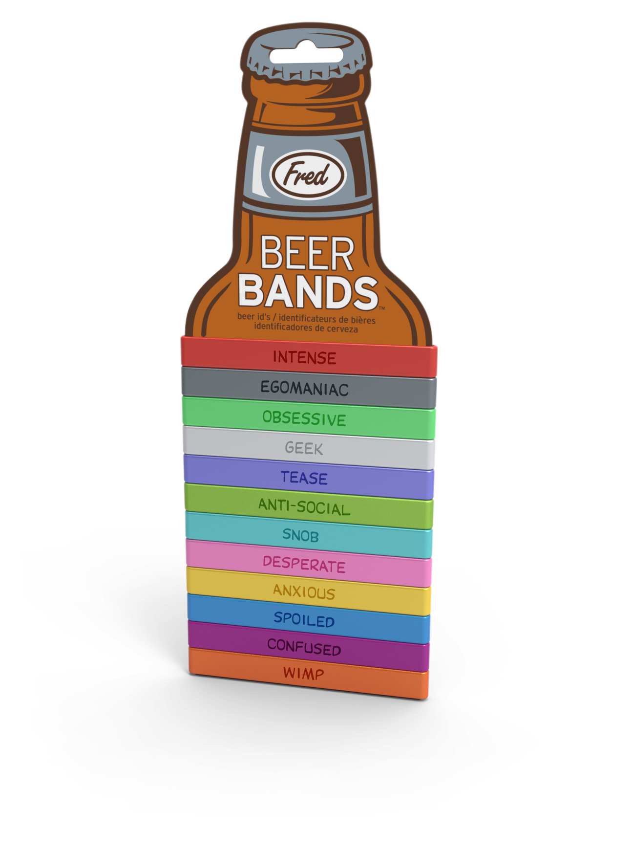 Beer Bottle Drink Markers Bands Fred & Friends