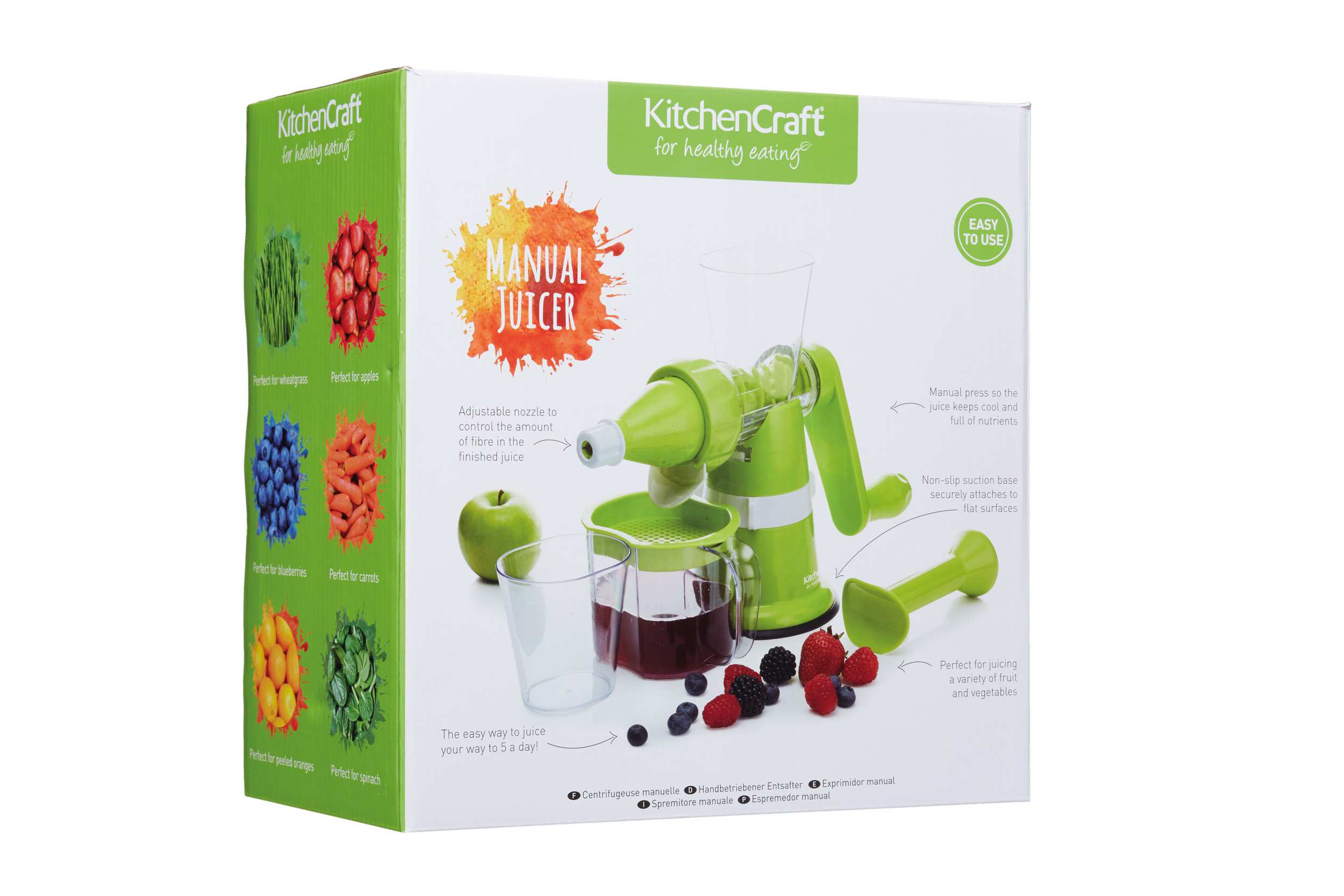 Manual Juicer Healthy Eating KitchenCraft