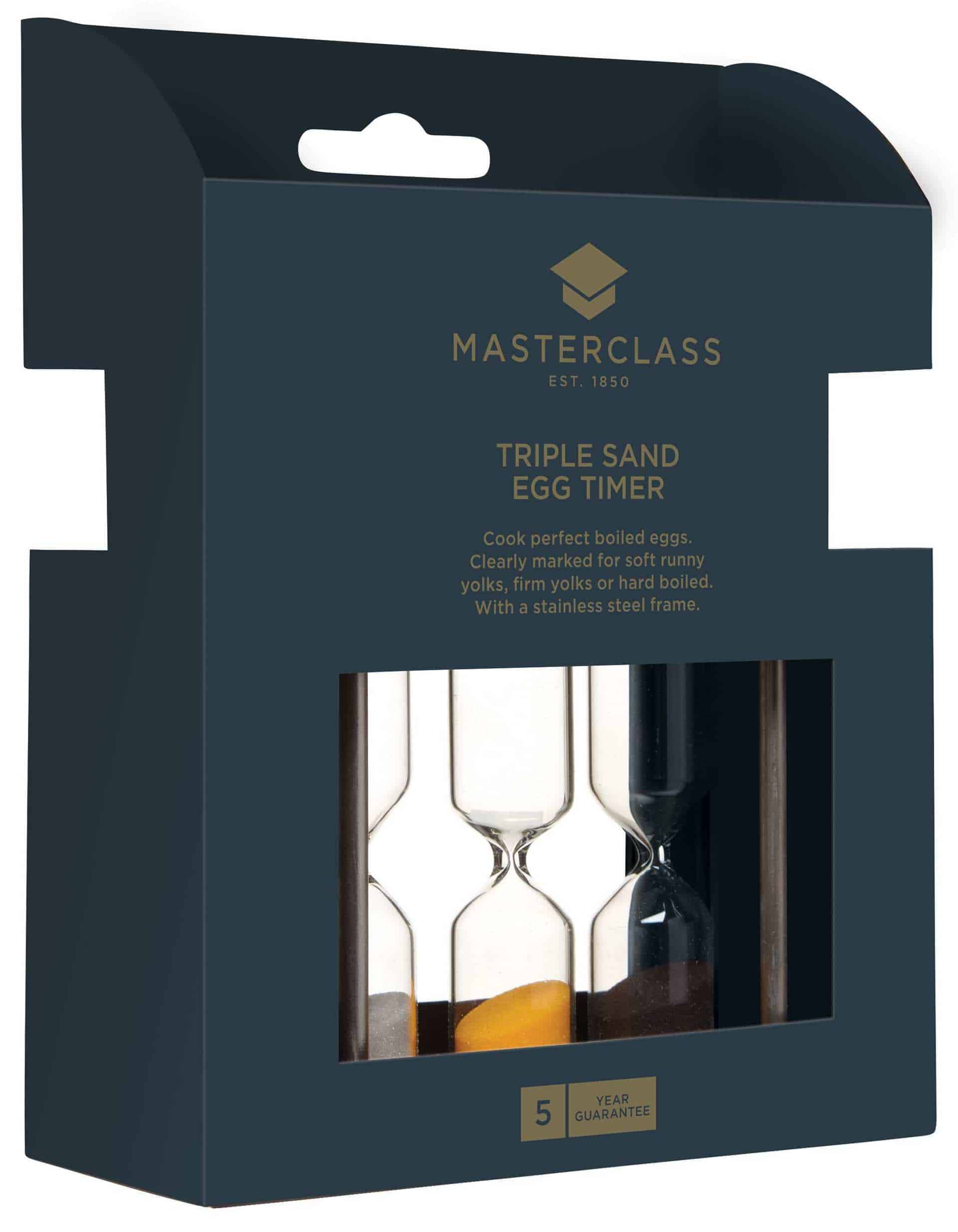 Triple Sand Timer Boiled Egg MasterClass