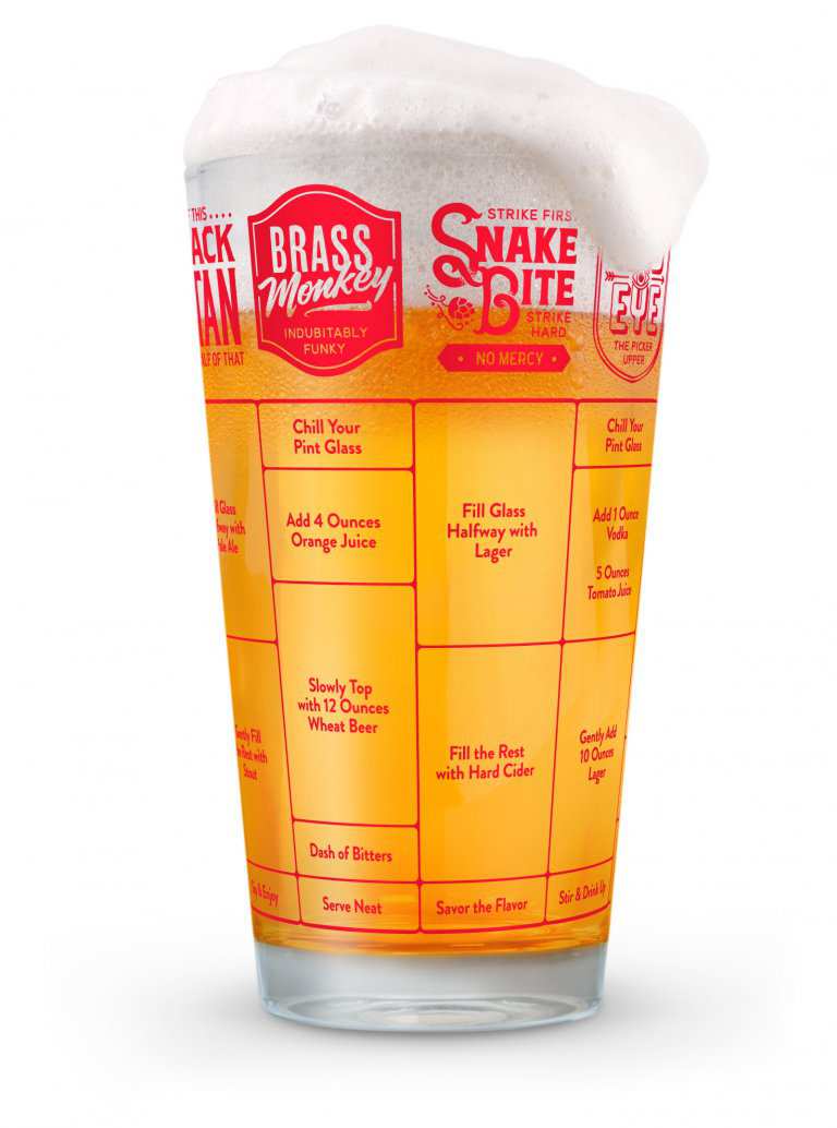 Beer Glass Recipe Glass Good Measure Fred Friends