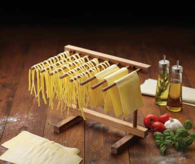 Pasta Drying Stand Rack KitchenCraft Wood