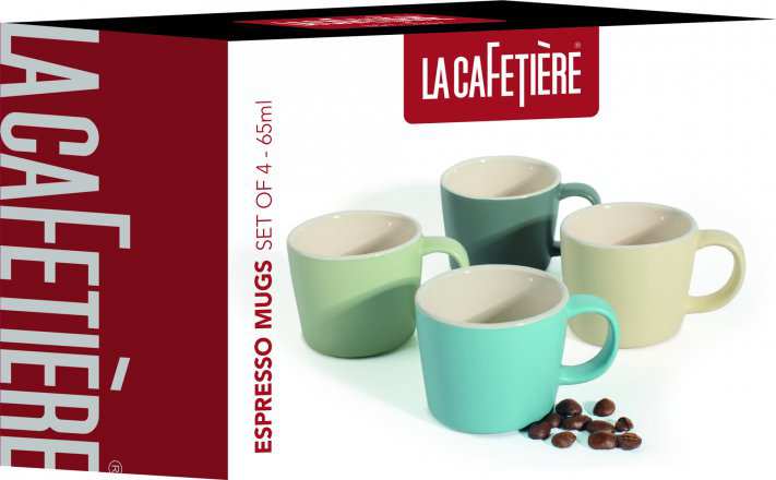Цветные чашки для эспрессо La Cafetiere