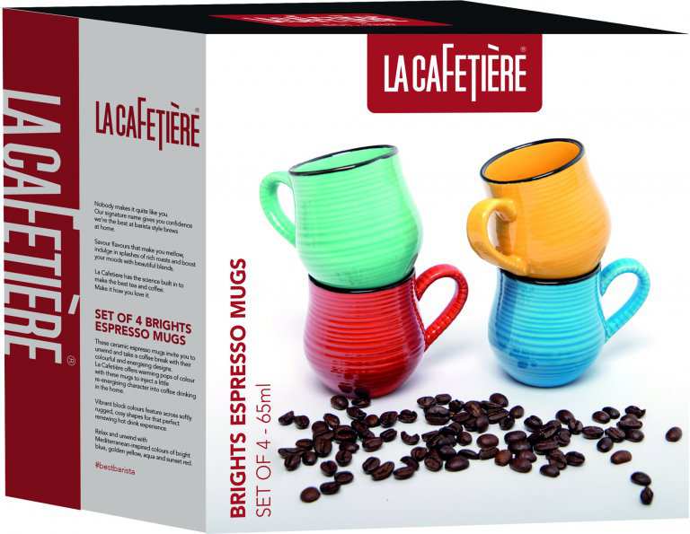 Espresso Cups Coloured La Cafetiere