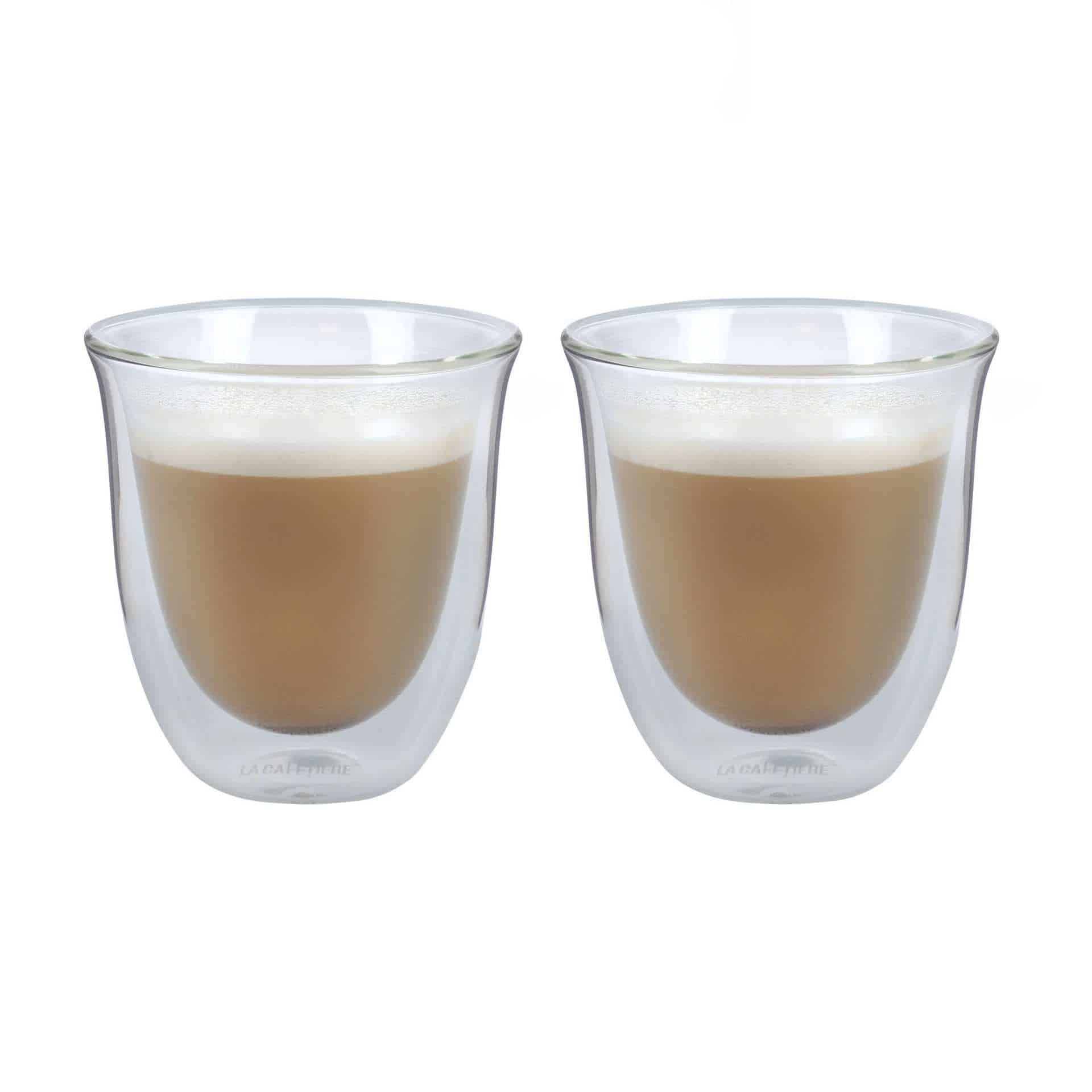 Double Walled Cappuccino Glasses La Cafetiere